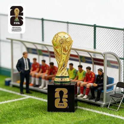 FIFA Official Licensed 2026 World Cup 3DTrophy Replica Golden Jules Rimet Trophy Black Base Football Fans Collectible Desk Decor